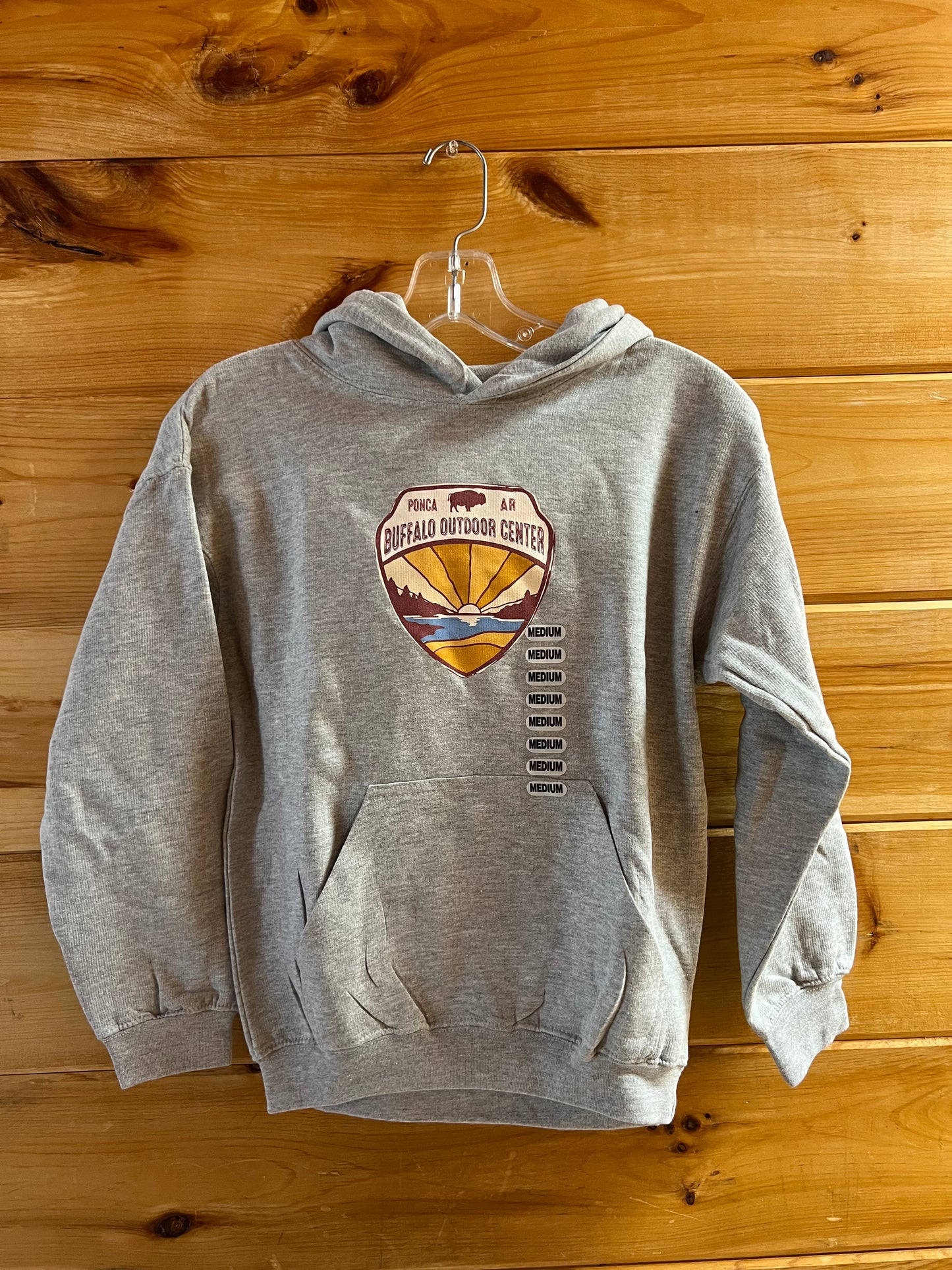 Youth Hooded Ponca Logo Sweatshirt