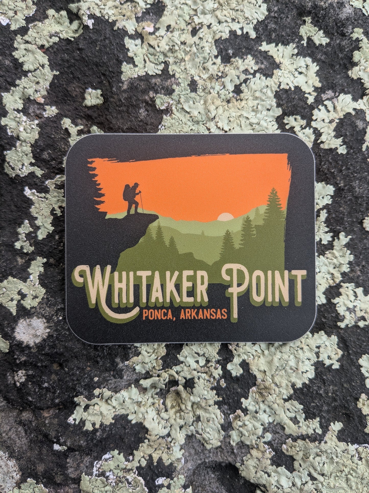 Hike Whitaker Point Sunset Sticker