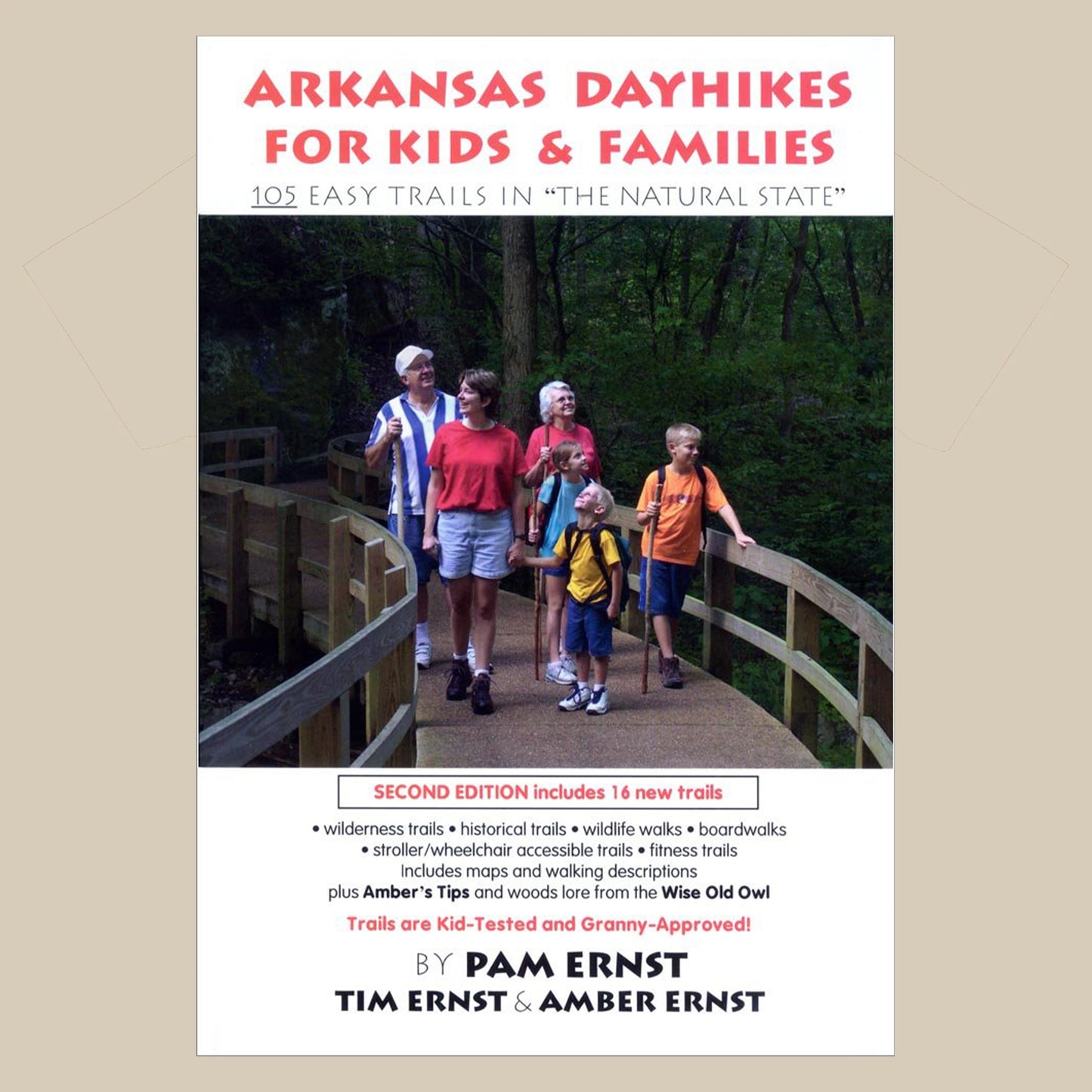Arkansas Dayhikes for Kids & Families Book by Tim Ernst