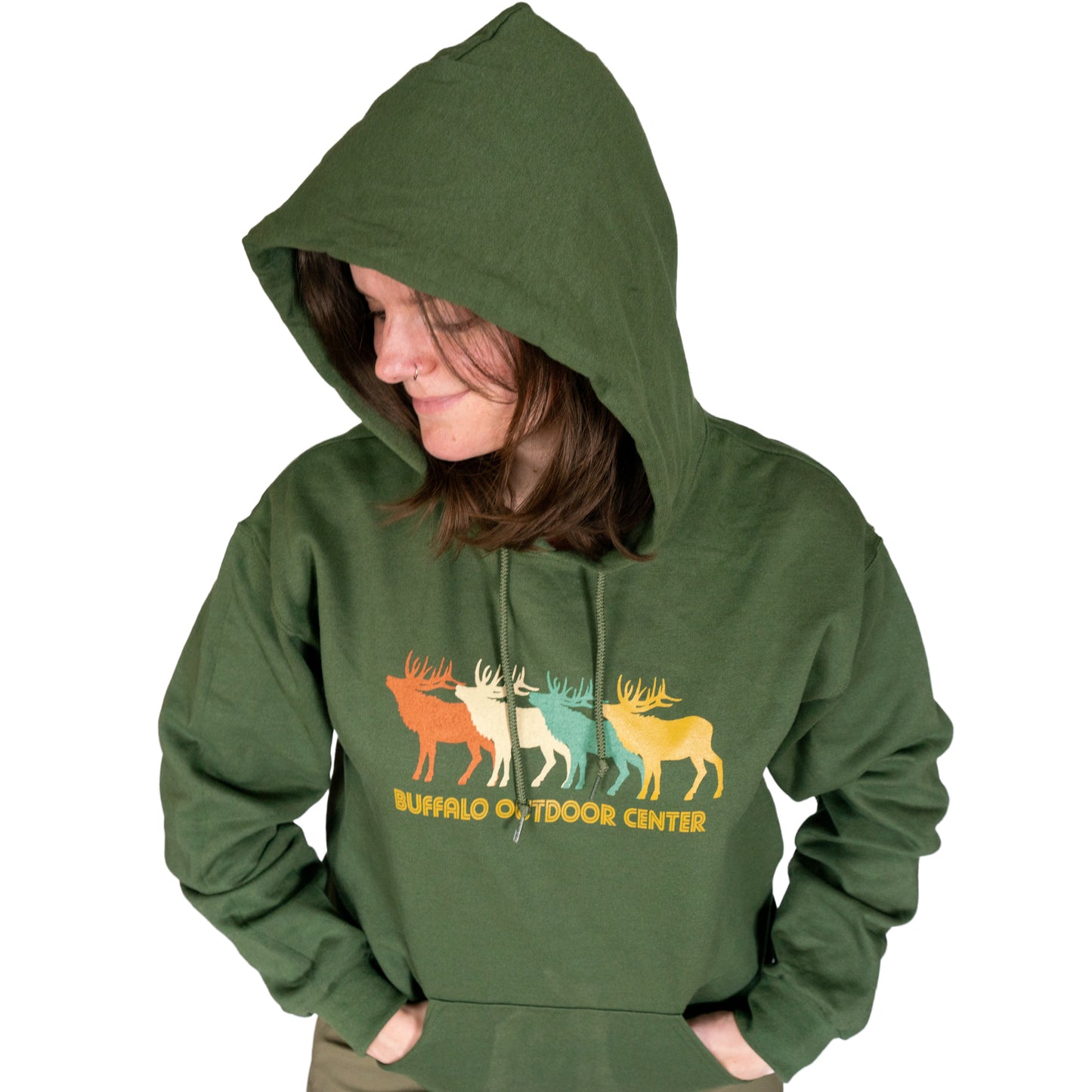Repeater Elk Hooded Sweatshirt