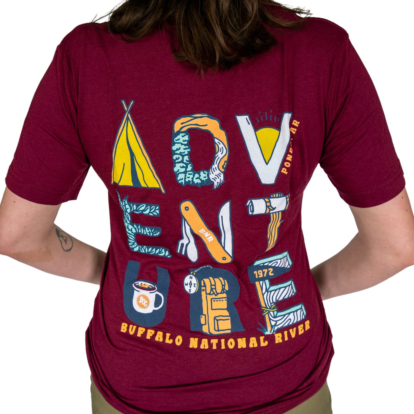 Adventure Letters Short Sleeve Shirt