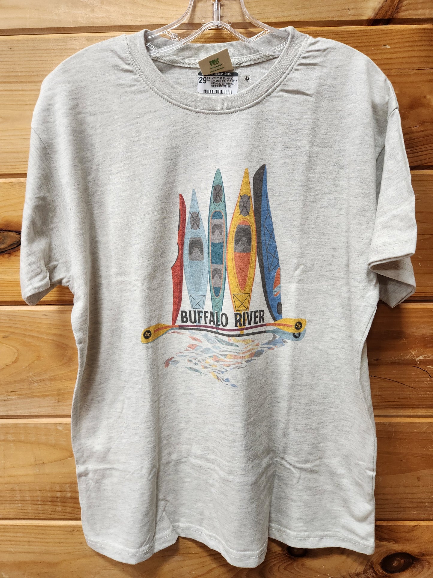 STANDING KAYAKS BUFFALO RIVER T-SHIRT