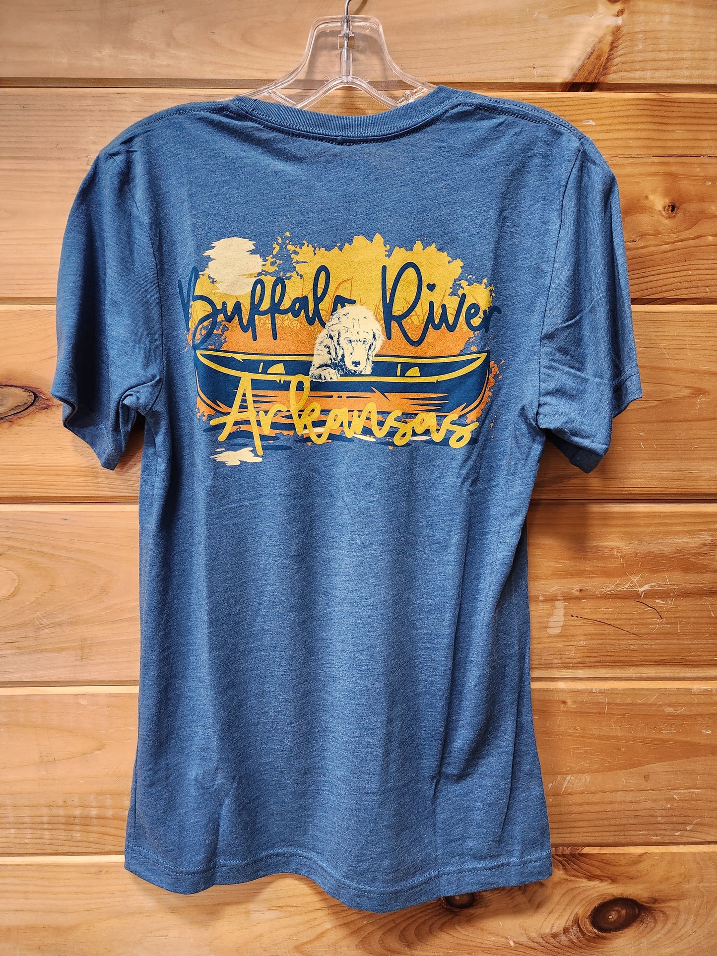 DOG CANOE BUFFALO RIVER T-SHIRT
