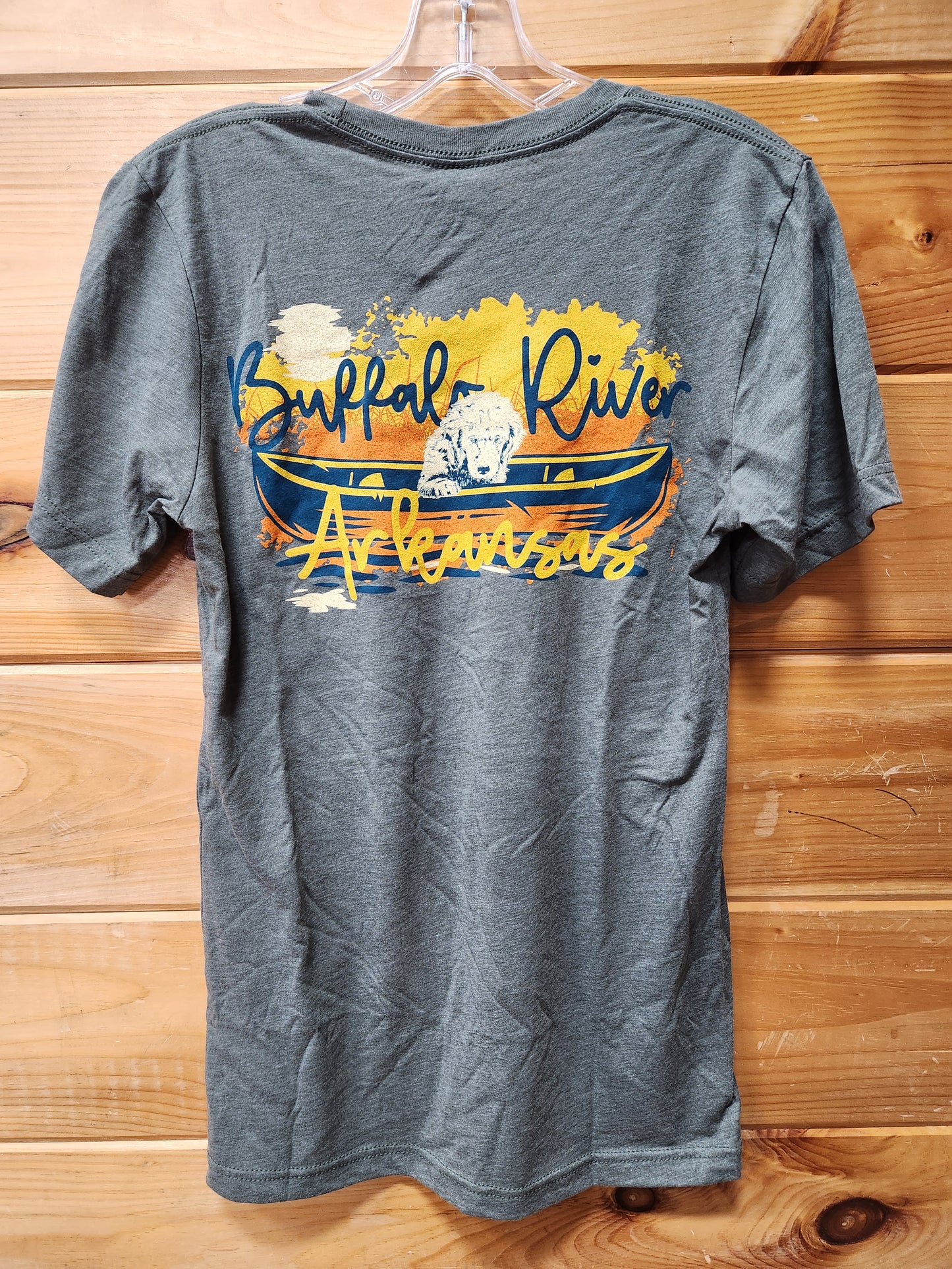 YOUR FURRY FRIEND IN A CANOE BUFFALO RIVER T-SHIRT