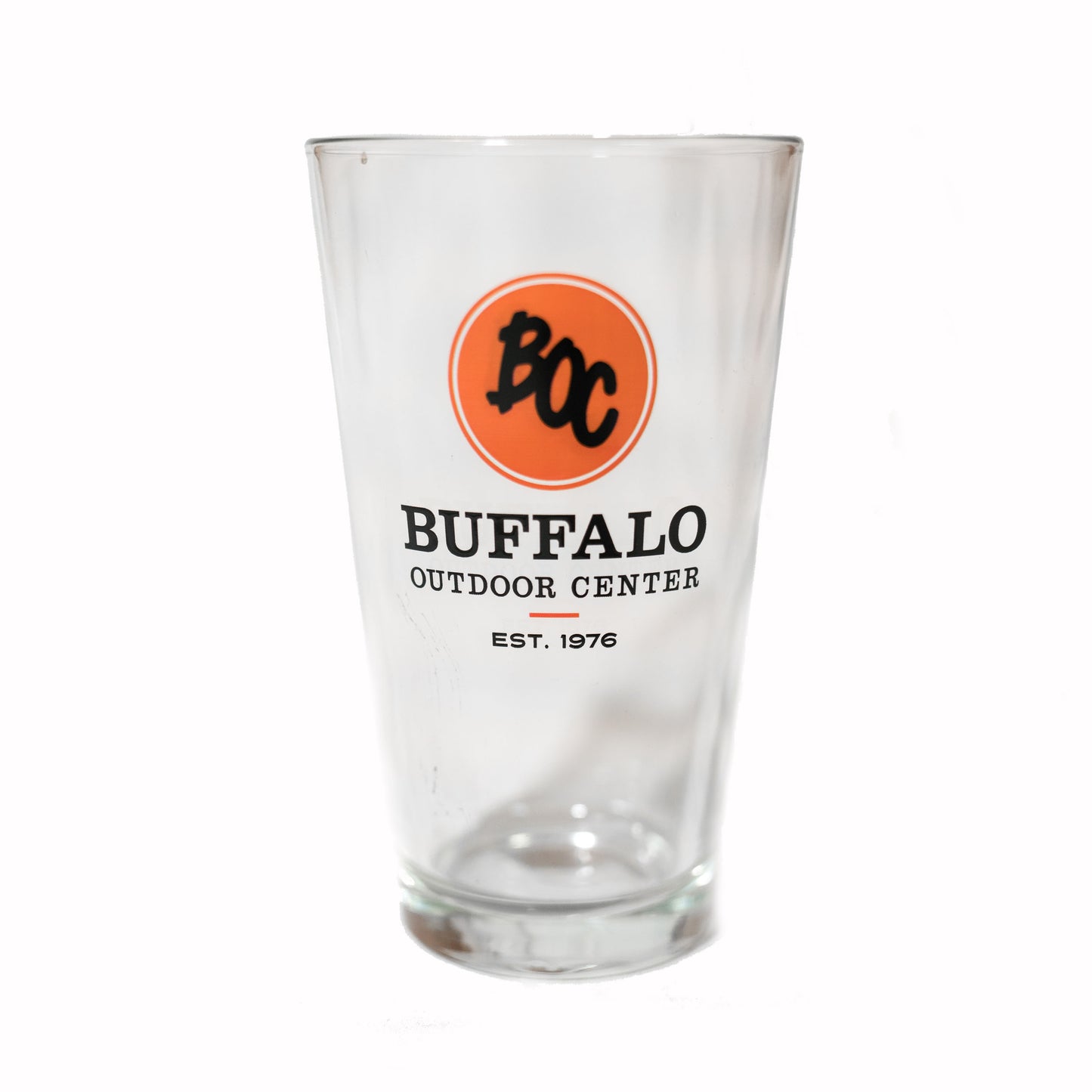 Pint Glass BOC Logo