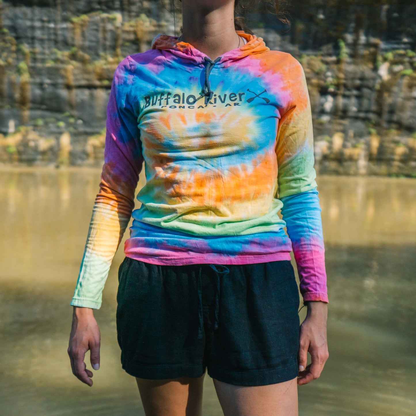 Buffalo River Tie Dye Hoodie