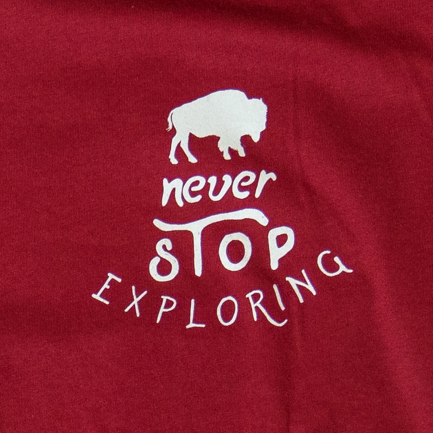 Never Stop Exploring SS Cardinal Red