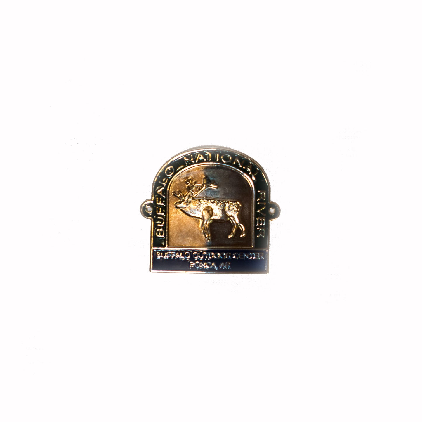 Elk Hiking Staff Medallion