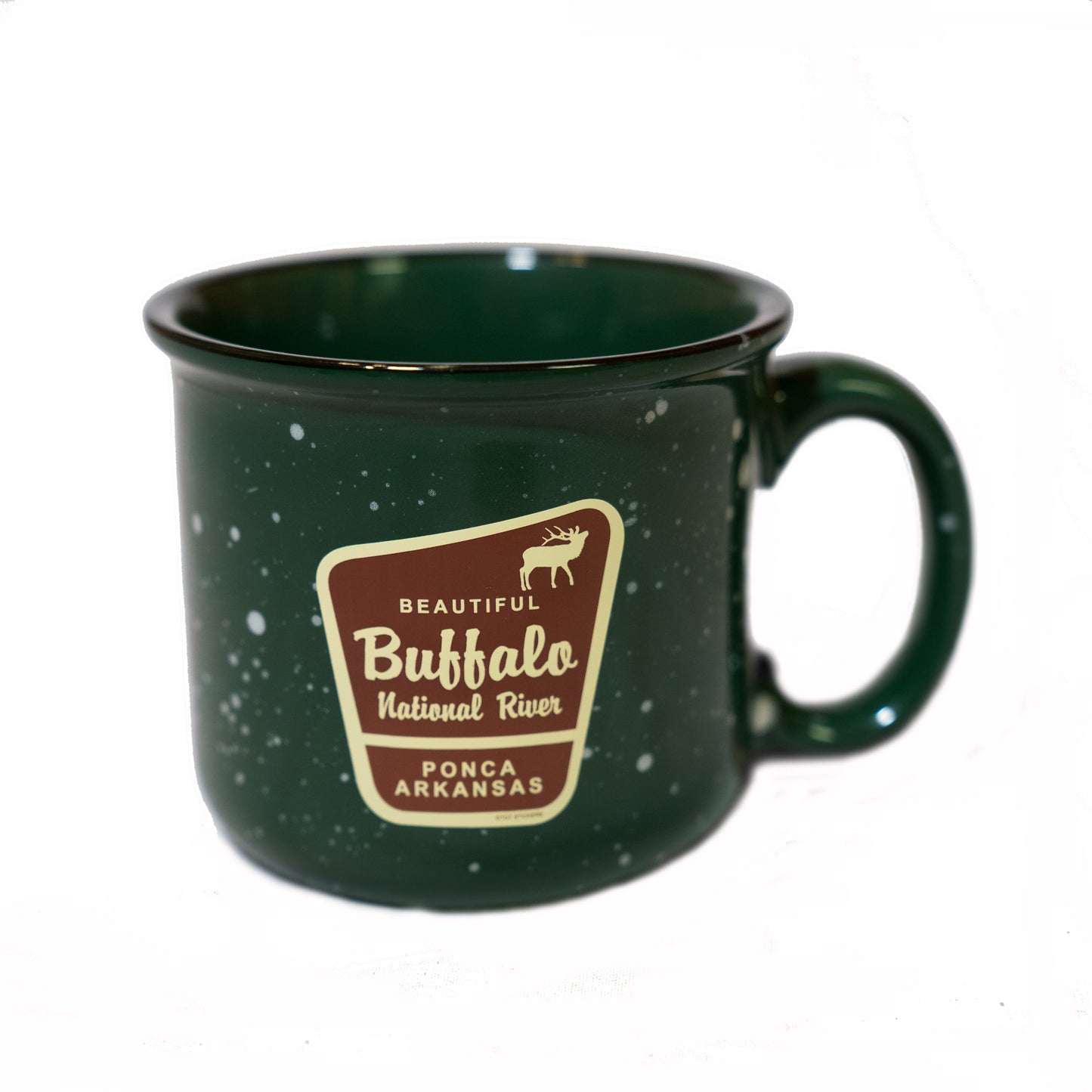 Beautiful Marker Elk Green Camp Mug