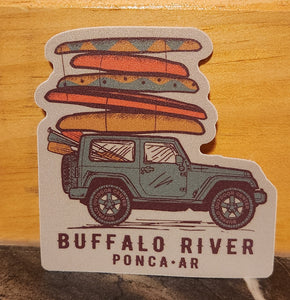 Jeep Kayak Sticker