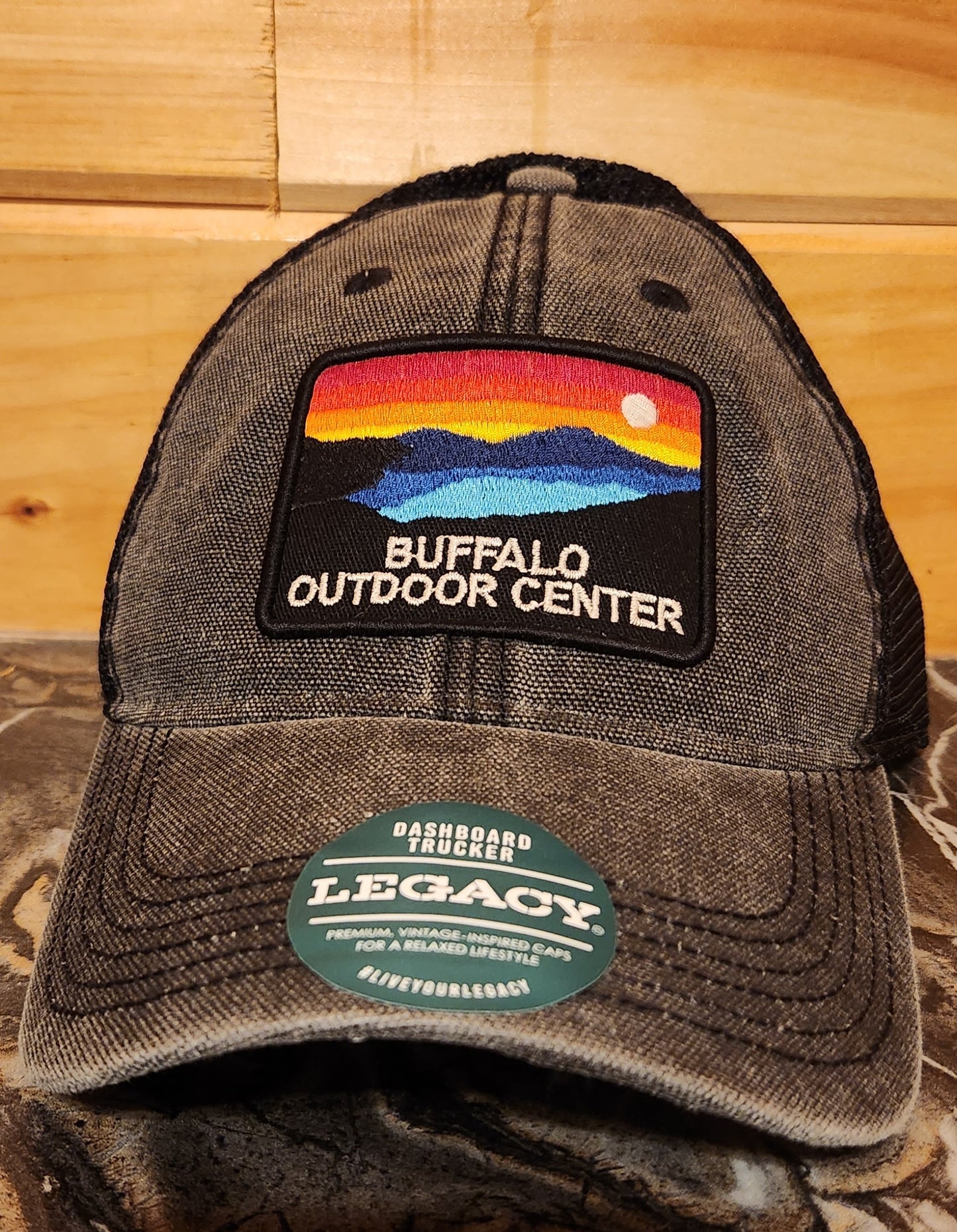 Buffalo Outdoor Center Sunset Trucker Hat
