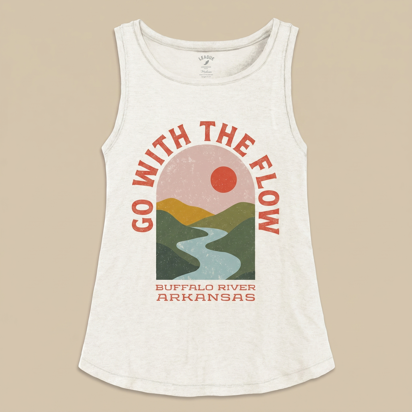 Go With the Flow Tank Top in Ivory