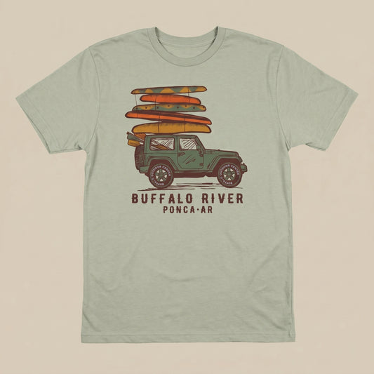Jeep w/ Kayak Tee