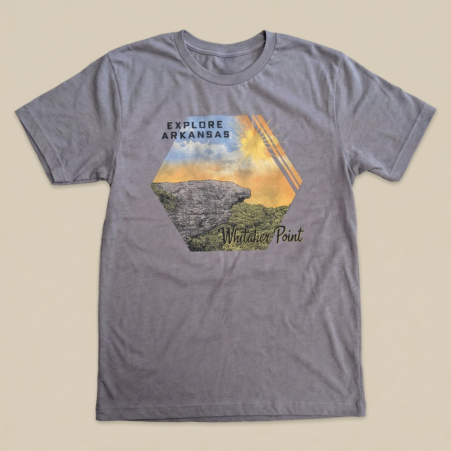 Whitaker Point T-shirt in Heather Purple