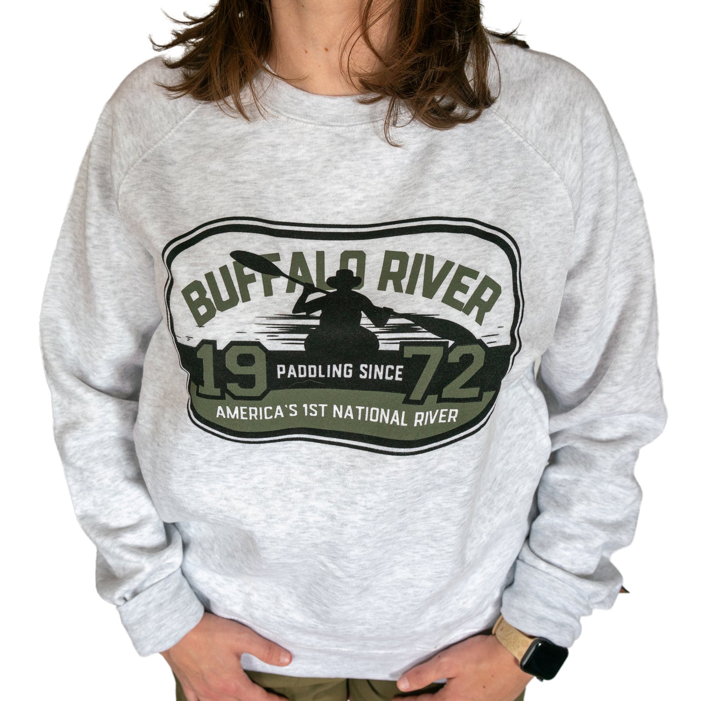 Buffalo River Paddler Vintage Fleece Sweatshirt