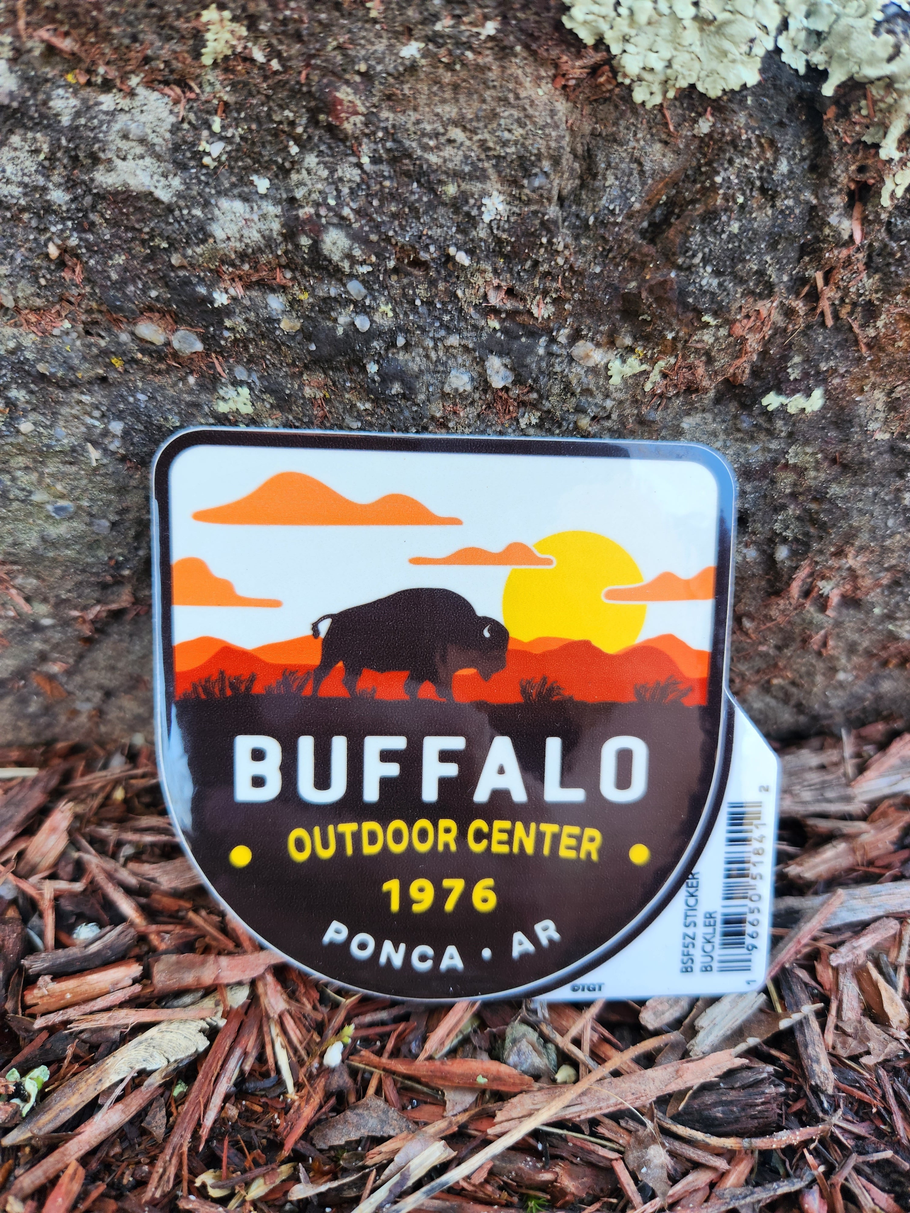 Buffalo Buckler Sticker – Buffalo Outdoor Center