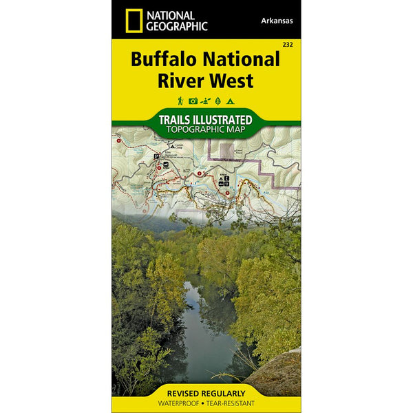 Buffalo National River West Trail Map