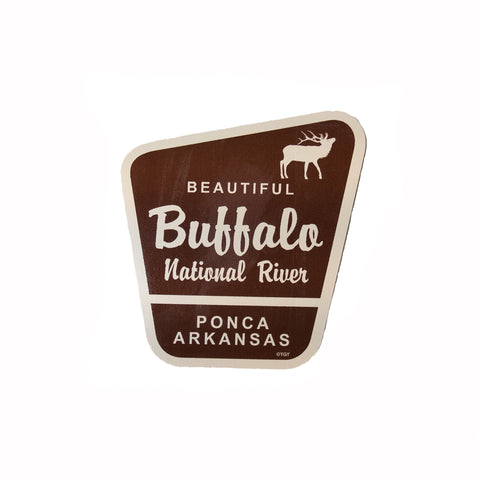 Beautiful Buffalo National River Elk Sticker
