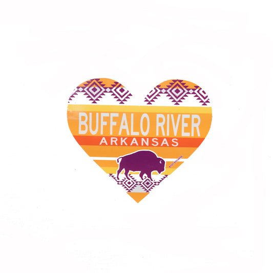 Shandy Heart Buffalo Sticker