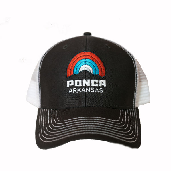 Sideline Ponca Rainbow Hat Dark Grey/White